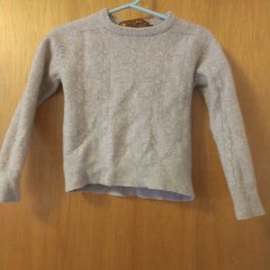 Grey cashmere kids sweater